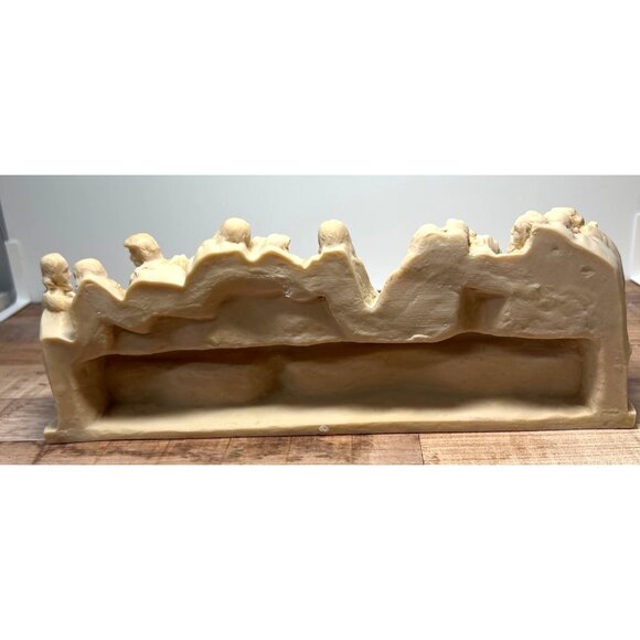 The Last Supper Sculpture Alabaster Jesus Disciples Made in Italy - Picture 7 of 8